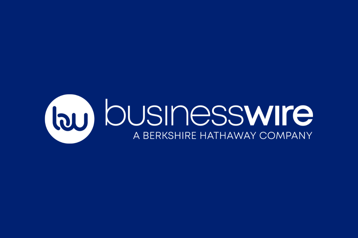 Business Wire logo on dark blue background