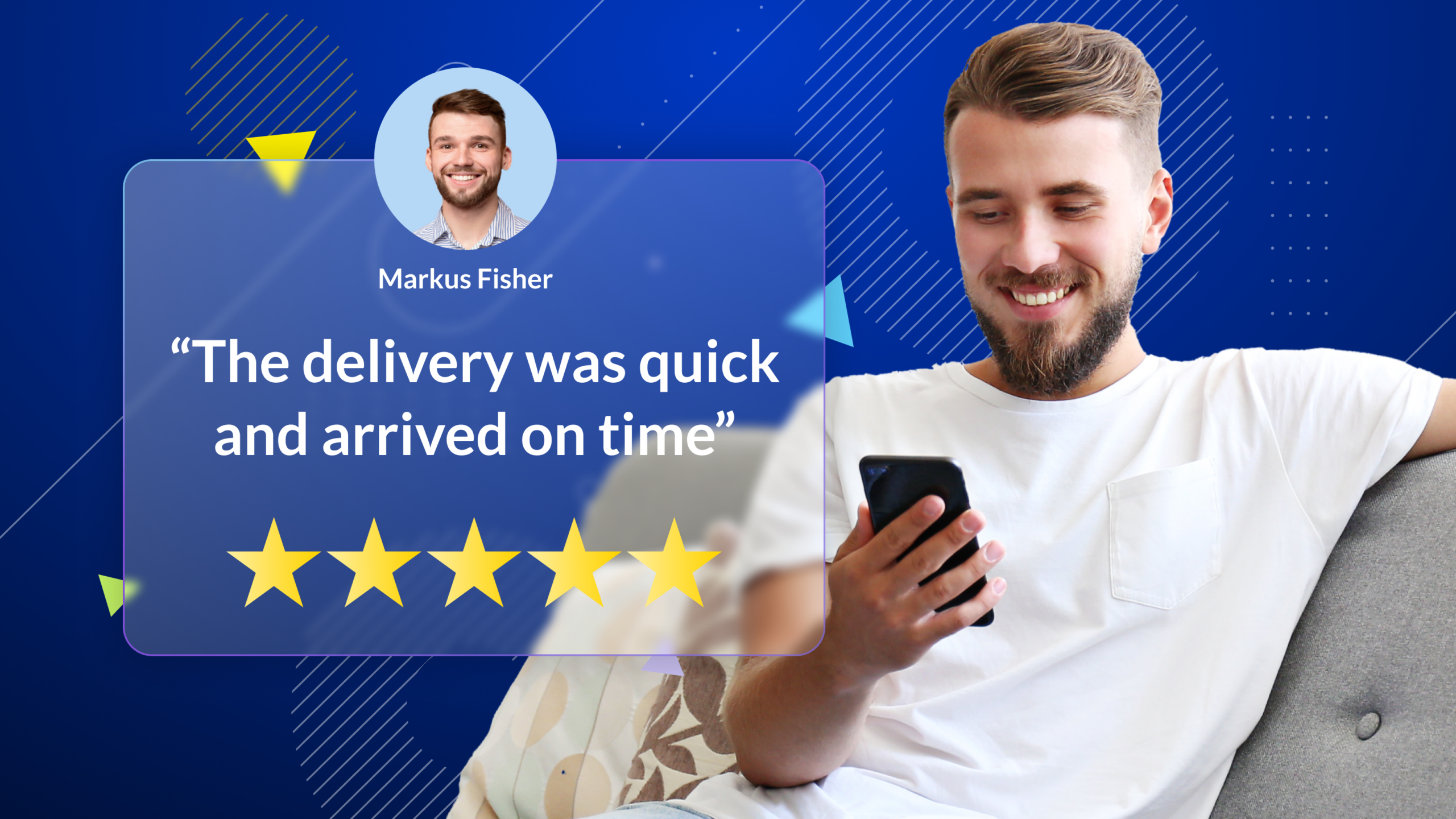 Customer review about the delivery experience
