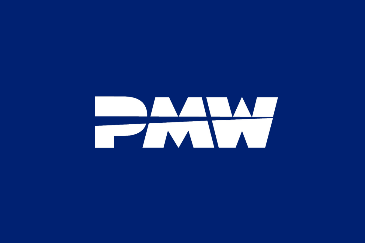 Performance Marketing World logo over a dark blue background