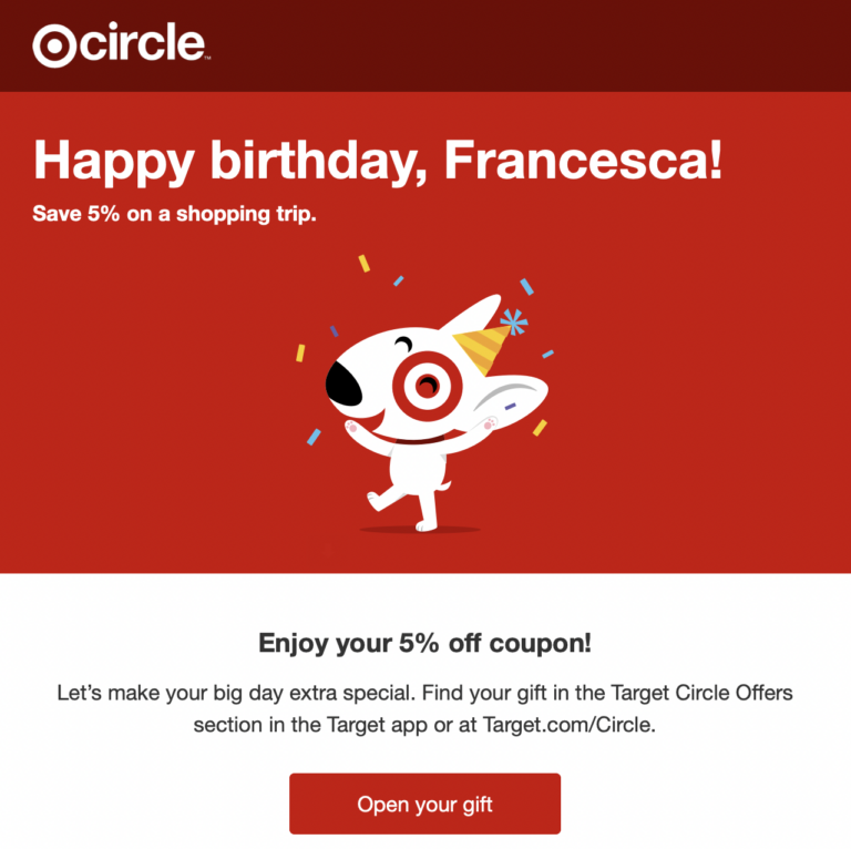 special birthday promotion coupon
